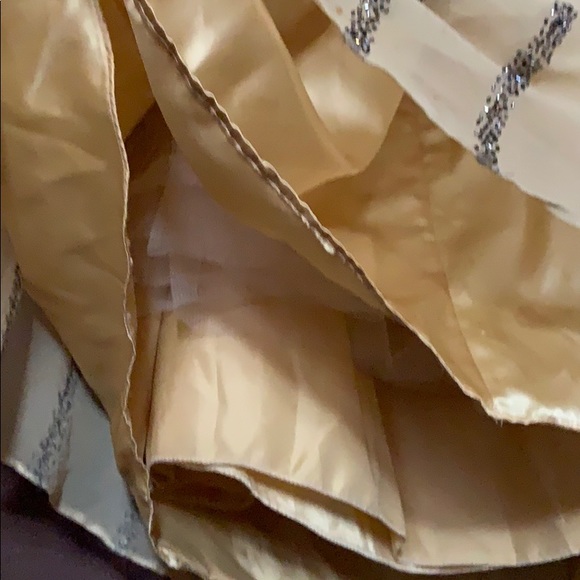 Formal Beaded Full Dress with petty coat - Picture 6 of 6